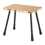 Maxbell Camping Table Camp Stool Ultralight Portable Stool for Picnic Garden Concert Khaki