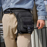 Maxbell Waist Bag Craft Thigh Pack Waterproof Costume Cycling Decor Sport Fanny Pack Black