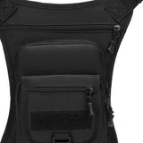 Maxbell Waist Bag Craft Thigh Pack Waterproof Costume Cycling Decor Sport Fanny Pack Black