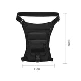 Maxbell Waist Bag Craft Thigh Pack Waterproof Costume Cycling Decor Sport Fanny Pack Black