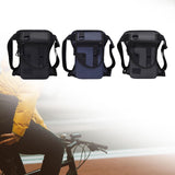 Maxbell Waist Pack Sturdy Casual Adjustable Drop Leg Bag for Climbing Outdoor Hiking Black