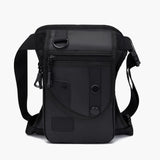 Maxbell Waist Pack Sturdy Casual Adjustable Drop Leg Bag for Climbing Outdoor Hiking Black