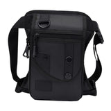 Maxbell Waist Pack Sturdy Casual Adjustable Drop Leg Bag for Climbing Outdoor Hiking Black