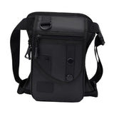 Maxbell Waist Pack Sturdy Casual Adjustable Drop Leg Bag for Climbing Outdoor Hiking Black