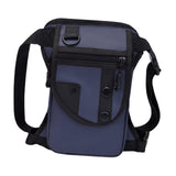 Maxbell Waist Pack Sturdy Casual Adjustable Drop Leg Bag for Climbing Outdoor Hiking Blue