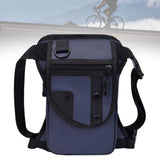 Maxbell Waist Pack Sturdy Casual Adjustable Drop Leg Bag for Climbing Outdoor Hiking Blue