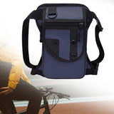 Maxbell Waist Pack Sturdy Casual Adjustable Drop Leg Bag for Climbing Outdoor Hiking Blue