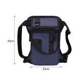 Maxbell Waist Pack Sturdy Casual Adjustable Drop Leg Bag for Climbing Outdoor Hiking Blue