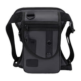 Maxbell Waist Pack Sturdy Casual Adjustable Drop Leg Bag for Climbing Outdoor Hiking Gray