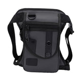 Maxbell Waist Pack Sturdy Casual Adjustable Drop Leg Bag for Climbing Outdoor Hiking Gray