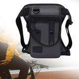 Maxbell Waist Pack Sturdy Casual Adjustable Drop Leg Bag for Climbing Outdoor Hiking Gray