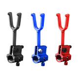Maxbell Fishing Rod Holder Clamp Fishing Tackle Pole Stand for Beach Outdoor Fishing Red