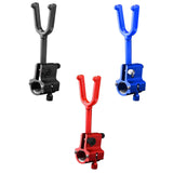 Maxbell Fishing Rod Holder Clamp Fishing Tackle Pole Stand for Beach Outdoor Fishing Red