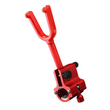 Maxbell Fishing Rod Holder Clamp Fishing Tackle Pole Stand for Beach Outdoor Fishing Red