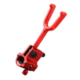 Maxbell Fishing Rod Holder Clamp Fishing Tackle Pole Stand for Beach Outdoor Fishing Red