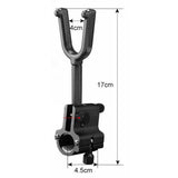 Maxbell Fishing Rod Holder Clamp Fishing Tackle Pole Stand for Beach Outdoor Fishing Black