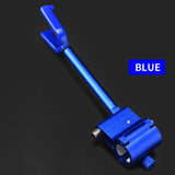 Maxbell Fishing Rod Holder Clamp Fishing Tackle Pole Stand for Beach Outdoor Fishing Blue