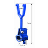 Maxbell Fishing Rod Holder Clamp Fishing Tackle Pole Stand for Beach Outdoor Fishing Blue