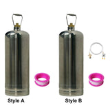 Maxbell Camping Empty Gas Cylinder Refillable Gas Bottle for Fishing Backpacking BBQ Style A