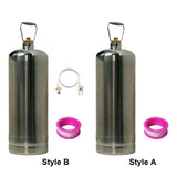 Maxbell Camping Empty Gas Cylinder Refillable Gas Bottle for Fishing Backpacking BBQ Style A