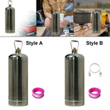 Maxbell Camping Empty Gas Cylinder Refillable Gas Bottle for Fishing Backpacking BBQ Style A