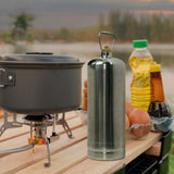 Maxbell Camping Empty Gas Cylinder Refillable Gas Bottle for Fishing Backpacking BBQ Style B