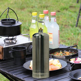 Maxbell Camping Empty Gas Cylinder Refillable Gas Bottle for Fishing Backpacking BBQ Style B