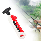 Maxbell Fishing Line Spooler Winder Lines Winder Spooler for Outdoor Fishing Camping Red white