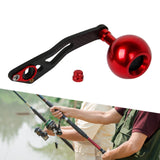 Maxbell Maxbell Spinning Reel Handle Fishing Spinning Reel Handle Sturdy Fishing Reel Handle Red