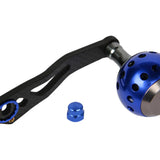 Maxbell Spinning Reel Handle Fishing Spinning Reel Handle Sturdy Fishing Reel Handle Blue with hole