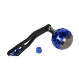 Maxbell Spinning Reel Handle Fishing Spinning Reel Handle Sturdy Fishing Reel Handle Blue with hole