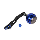 Maxbell Spinning Reel Handle Fishing Spinning Reel Handle Sturdy Fishing Reel Handle Blue with hole