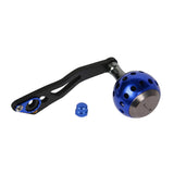 Maxbell Spinning Reel Handle Fishing Spinning Reel Handle Sturdy Fishing Reel Handle Blue with hole