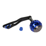 Maxbell Spinning Reel Handle Fishing Spinning Reel Handle Sturdy Fishing Reel Handle Blue with hole