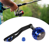 Maxbell Spinning Reel Handle Fishing Spinning Reel Handle Sturdy Fishing Reel Handle Blue with hole