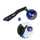 Maxbell Spinning Reel Handle Fishing Spinning Reel Handle Sturdy Fishing Reel Handle Blue with hole