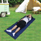 Maxbell Thick Camping Sleeping Pad Folding Portable Beach Mat for Park Hiking Garden Blue 1.5cm Thickness