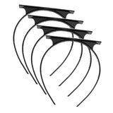 Maxbell Graduation Cap Headband Women Men Hairband for Photo Props Ceremony Dress up 3 Pieces