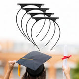 Maxbell Graduation Cap Headband Women Men Hairband for Photo Props Ceremony Dress up 3 Pieces