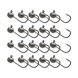 Maxbell 20x Elliptical Shape Fishing Hooks Fishing Equipment Metal Baits Attachments 2g