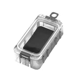 Maxbell Fishing Tackle Box Compact Mini Storage Case Fishing Accessories Storage Box Black