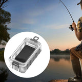 Maxbell Fishing Tackle Box Compact Mini Storage Case Fishing Accessories Storage Box Black