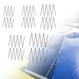 Maxbell Maxbell Fibreglass Tent Poles Replacement Black Pre Assembled Tent Poles for Camping 3.2m Single Person