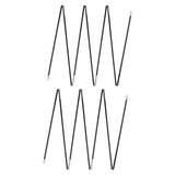 Maxbell Maxbell Fibreglass Tent Poles Replacement Black Pre Assembled Tent Poles for Camping 3.2m Single Person