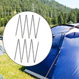Maxbell Maxbell Fibreglass Tent Poles Replacement Black Pre Assembled Tent Poles for Camping 3.2m Single Person
