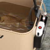 Maxbell Fishing Bucket Thick Foldable Fishing Lures Bucket for Outdoor Hiking Fishing 8L