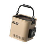 Maxbell Fishing Bucket Thick Foldable Fishing Lures Bucket for Outdoor Hiking Fishing 8L