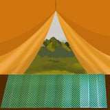 Maxbell Foldable Sleeping Pad Soft Picnic Yoga Mat for Traveling Backpacking Outdoor Green