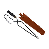 Maxbell Campfire Tongs Heavy Duty Compact Sturdy Fire Tongs for Picnic Grill Camping