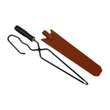 Maxbell Campfire Tongs Heavy Duty Compact Sturdy Fire Tongs for Picnic Grill Camping